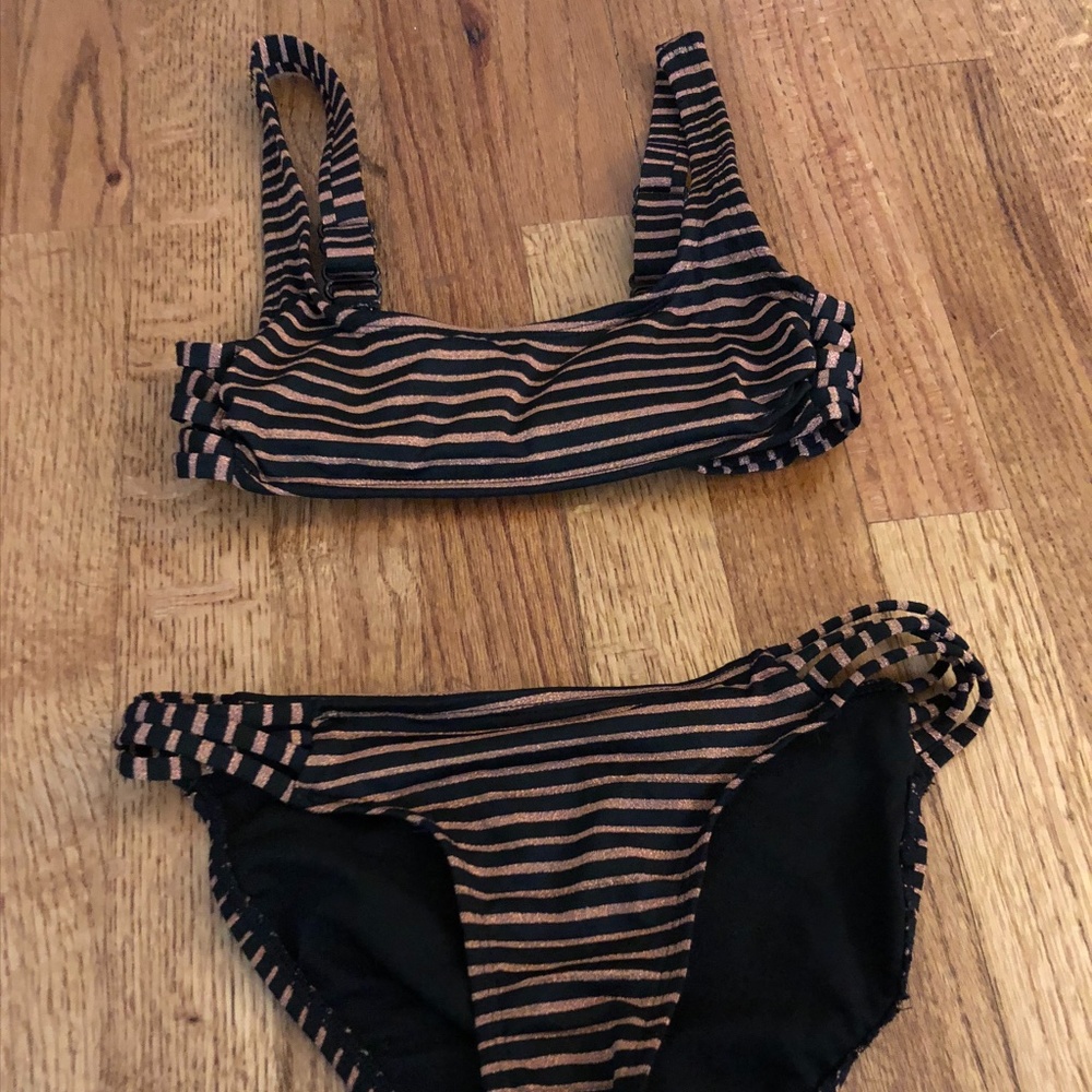 Xhilaration Striped Bikini